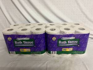 2 x 12 Packs of Pasque 2-Ply Bath Tissue