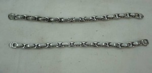 lot 88 image: mens stainless steel bracelets