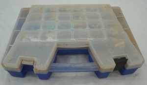 lot 89 image: portable hardware organizer and contents