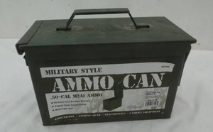 lot 102 image: Military Style Ammunition container NEW