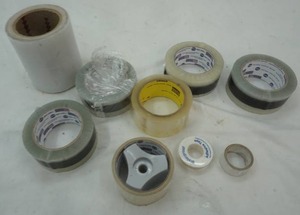 lot 108 image: tape and plastic lot
