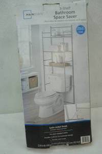 lot 132 image: 3 shelf bathroom space saver NEW IN BOX