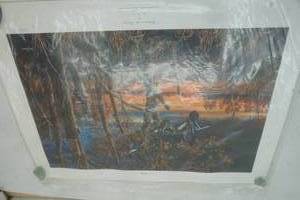 lot 169 image: Return to the Refuge by Jim Hansel 2000 Minnesota Ducks Unlimited Sponsor Print