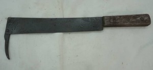 lot 203 image: antique tobacco harvesting knife