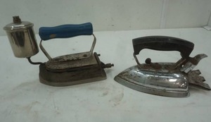 lot 208 image: Antique Iron Lot Wizard Control and Manford