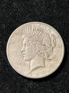 lot 78 image: 1926-S US PEACE SILVER DOLLAR
