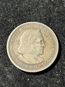 lot 91 image: 1893 US COLOMBIAN EXPO HALF DOLLAR