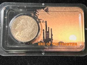 lot 97 image: 1921 US MORGAN SILVER DOLLAR END OF THE FRONTIER