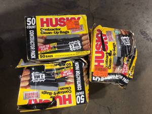 lot 11 image: Lot of Assorted Trash Bags Various Sizes    Customer Returns See Pictures