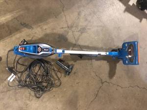 lot 22 image: Shark - Rocket DuoClean HV381 Bagless Upright Vacuum - Plasma blue Used  Customer Returns See Pictures