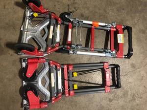 lot 30 image: Lot of Milwaukee 150 lbs. Vertical Capacity and 300 lbs. Horizontal Capacity Convertible Truck  Customer Returns See Pictures