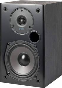 lot 9 image: Polk Audio T15 100 Watt Home Theater Bookshelf Speakers  Hi-Res Audio with Deep Bass Response, Dolby and DTS Surround, Wall-Mountable, Pair, Black
