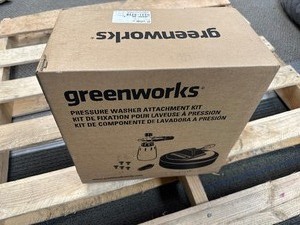 lot 78 image: New Greenworks Pressure Washer Floor Cleaning Attachment