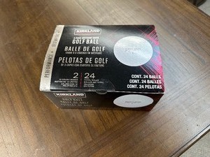 lot 109 image: New 24 Pack of Kirkland Golf Balls