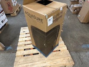 lot 127 image: Partial AQUASURE 64000 Grain Water Softner - Missing Tank Has Salt Tank  Head  Control Unit For Cleaning Tank
