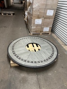lot 139 image: Agio Conway Fire Table - Table Top - Like New - Fits Table in this auction  last auction