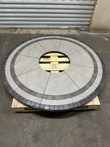 lot 140 image: Agio Fire Table - Table Top - Minor Damage to some tiles - Fits Table in this auction  last auction