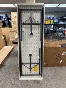 lot 150 image: Iceberg IndestrucTable Commercial Folding Table, Indoor or Outdoor, Platinum, 750 lbs. Weight Capacity, 24 W x 48 L