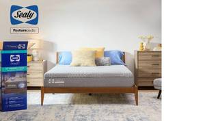 lot 49 image: New King Size Sealy Posturepedic 12 Memory Foam Mattress - With SealyChill