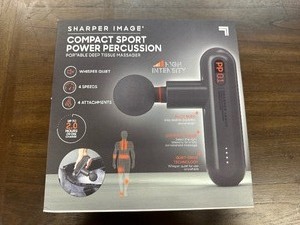 lot 242 image: Sharper Image Compact Sport Power Percussion Hand Held Massager