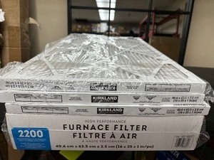 lot 275 image: 7 New Kirkland 16x25x1 Premium Furnace Filters