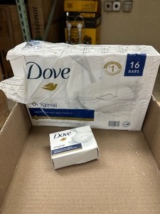 lot 291 image: New 16 Pack of Dove Bar Soap