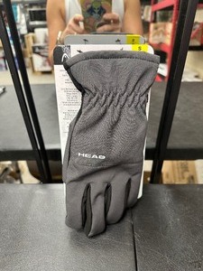 lot 304 image: New Head Mens Winter  Hybrid Gloves - Gray  S Small
