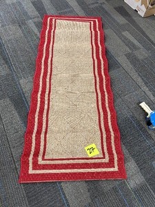 lot 342 image: New Gertmenian Studio By Brown Jordan 26 x 72 Indoor  Outdoor Runner Rug - Marked # 27