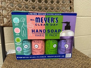 lot 381 image: New 4 Pack of Mrs Meyers Hand Soap