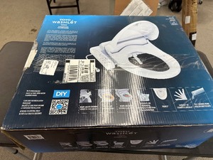 lot 420 image: New Open Box Toto Smart Bidet Add On Seat T1SW3014 Elongated - Is Missing Small Mounting Bracket