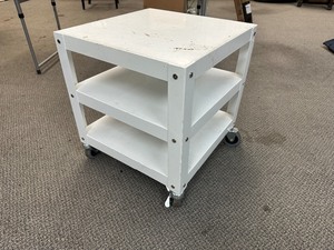 lot 433 image: Utility Cart  table 18 x 18 x 20 Height