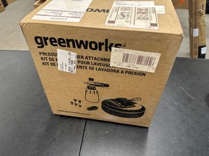 lot 436 image: Used Greenworks Pressure Washer Attachments - Have Not Been Tested