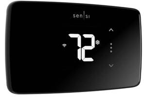 lot 29 image: Sensi Lite Smart Thermostat, Data Privacy, Programmable, Wi-Fi, Easy DIY, Works With Alexa, Energy Star Certified, ST25, Most Systems C-Wire Not Required, Except On HeatCool Only and Heat Pump System- Like New Open Box