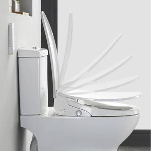 lot 143 image: Ove Enlight 16 in Enlight Smart Bidet add on Toilet Seat 15.75in Elongated - Box Marked 1