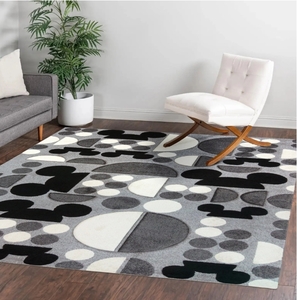 lot 358 image: New Gertmenian Disney Mickey Mouse Indoor Rug Collection 5 ft 3 in x 7 ft Area Rug - Marked # 43 (Retail $249.99)