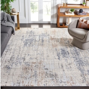 lot 317 image: New Reflection RFT432 Power Loomed Indoor Rug - Safavieh  7 Ft 10 in x 10 Ft - Marked # 6 ( Retail $363.99)