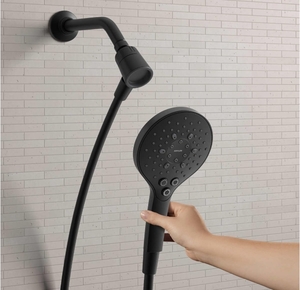 lot 141 image: Kohler Magnetic Docking Prosecco Multifunction Handheld Shower Head (Matte Black)