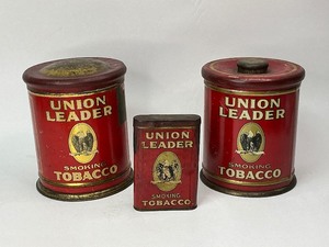 lot 29 image: Union Leader Tobacco Tin Lot