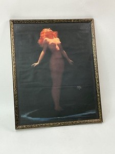 lot 43 image: Original Earl Moran Pin-up Framed Print