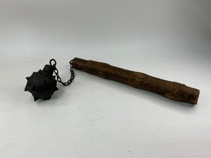 lot 76 image: WWI Trench Combat Mace Weapon