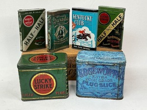 lot 89 image: Vintage Tobacco Tin Lot