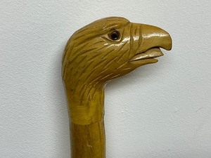 lot 93 image: Eagle Head Walking Stick
