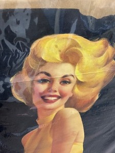 lot 95 image: Vintage Advertising John Sivko Company American Hammered Piston Rings Pin-up