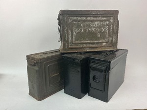 lot 108 image: Four Vintage Ammunition Boxes