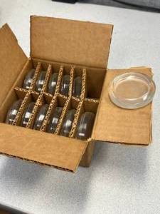 lot 19 image: 12 - Syracuse Watch Glass Plain Edge