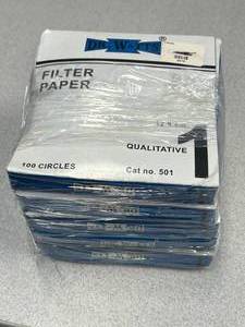 lot 24 image: 500 Circles of Dr. Watts Qualitative Filter Paper 12.5cm