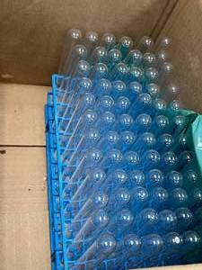lot 32 image: Used Test Tube Rack With Test Tubes