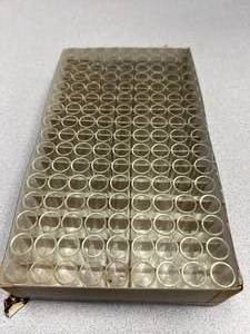 lot 60 image: 1 Gross - Shell Vials Short Style 1 Dram 45x15mm
