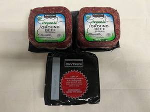 A. 3x 1lb 8515 Organic Ground Beef