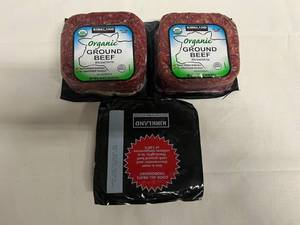 A. 3x 1lb 8515 Organic Ground Beef